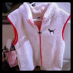 PINK Sherpa Vest